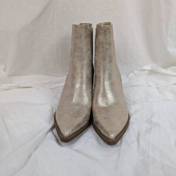 Mia Prairie Gold Ankle Boots Size 8.5 Women - Picture 3 of 9